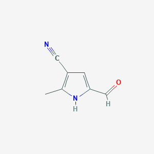 5-formyl-2-methyl-1H-pyrrole-3-carbonitrile