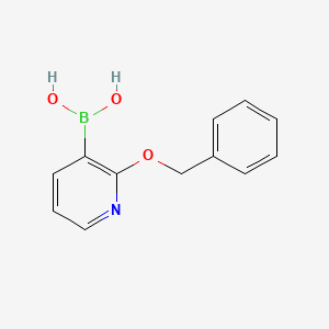 molecular formula C12H12BNO3 B1520074 (2-(Benzyloxy)pyridin-3-yl)boronic acid CAS No. 1072952-41-0