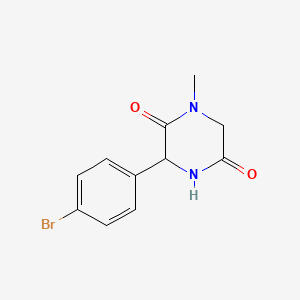 3-(4-Bromophenyl)-1-methylpiperazine-2,5-dione