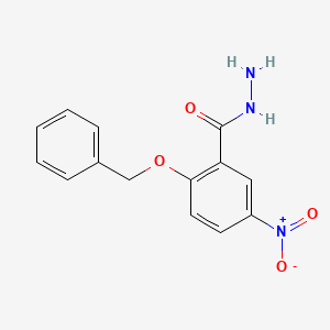 2-(benzyloxy)-5-nitrobenzohydrazide