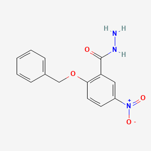2-(Benzyloxy)-5-nitrobenzenecarbohydrazide