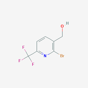 molecular formula C7H5BrF3NO B1520094 (2-Bromo-6-(trifluoromethyl)pyridin-3-yl)methanol CAS No. 888738-18-9
