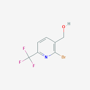 (2-Bromo-6-(trifluoromethyl)pyridin-3-yl)methanol