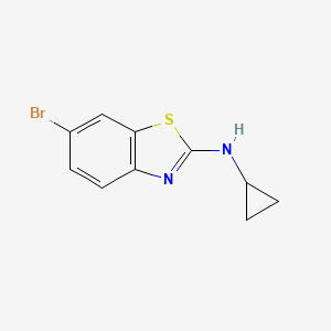 6-bromo-N-cyclopropyl-1,3-benzothiazol-2-amine