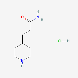 3-(Piperidin-4-yl)propanamide hydrochloride