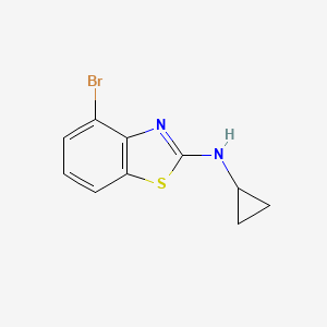 4-bromo-N-cyclopropyl-1,3-benzothiazol-2-amine