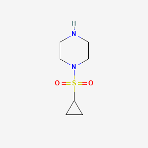molecular formula C7H14N2O2S B1520114 1-(Cyclopropylsulfonyl)piperazine CAS No. 1043529-57-2