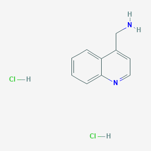 molecular formula C10H12Cl2N2 B1520125 Quinolin-4-ylmethanamine dihydrochloride CAS No. 878778-84-8