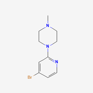 molecular formula C10H14BrN3 B1520129 1-(4-Bromopyridin-2-yl)-4-methylpiperazine CAS No. 1060812-92-1
