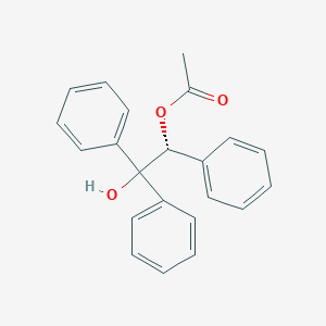 molecular formula C22H20O3 B152013 (R)-(+)-2-hydroxy-1,2,2-triphenylethyl acetate CAS No. 95061-47-5