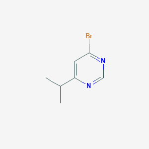 molecular formula C7H9BrN2 B1520131 4-Bromo-6-(propan-2-yl)pyrimidine CAS No. 1086382-09-3