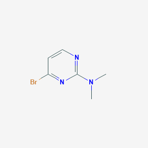 molecular formula C6H8BrN3 B1520156 4-Bromo-N,N-dimethylpyrimidin-2-amine CAS No. 959240-54-1