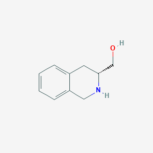 molecular formula C10H13NO B152016 (R)-(1,2,3,4-Tetrahydroisoquinolin-3-yl)methanol CAS No. 62855-02-1