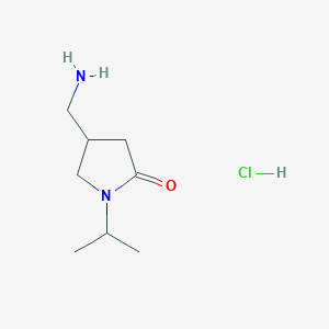 4-(Aminomethyl)-1-isopropyl-2-pyrrolidinone hydrochloride
