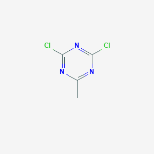 molecular formula C4H3Cl2N3 B152017 2,4-Dichloro-6-methyl-1,3,5-triazine CAS No. 1973-04-2