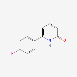 molecular formula C11H8FNO B1520190 6-(4-Fluorophenyl)pyridin-2-ol CAS No. 1111111-04-6