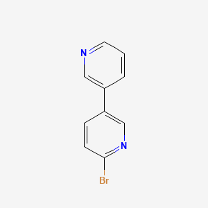 molecular formula C10H7BrN2 B1520205 2-Bromo-5-(pyridin-3-yl)pyridine CAS No. 1088410-80-3