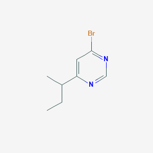 molecular formula C8H11BrN2 B1520213 4-Bromo-6-(sec-butyl)pyrimidine CAS No. 1086382-36-6