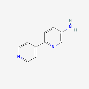 molecular formula C10H9N3 B1520214 [2,4'-Bipyridin]-5-amine CAS No. 834881-89-9