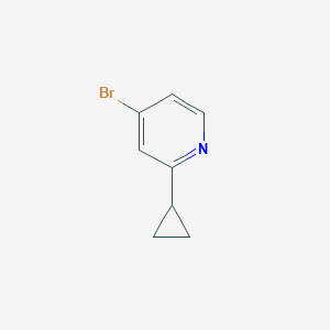 molecular formula C8H8BrN B1520220 4-Bromo-2-cyclopropylpyridine CAS No. 1086381-28-3