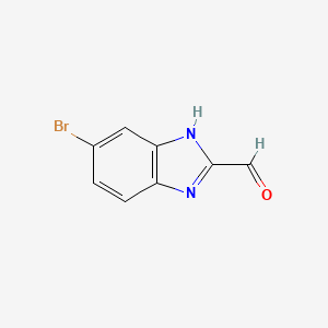 molecular formula C8H5BrN2O B1520228 6-Bromo-1H-benzoimidazole-2-carbaldehyde CAS No. 885280-26-2