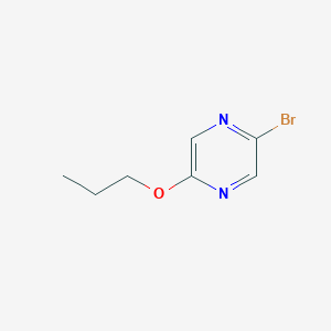 2-Bromo-5-propoxypyrazine