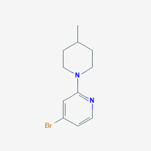molecular formula C11H15BrN2 B1520231 4-Bromo-2-(4-methylpiperidin-1-yl)pyridine CAS No. 1142194-45-3