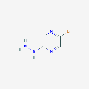 2-Bromo-5-hydrazinopyrazine
