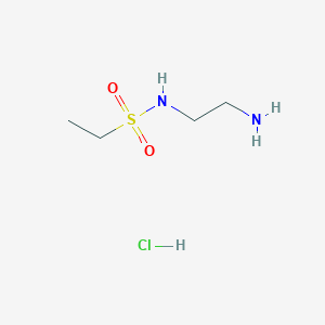 molecular formula C4H13ClN2O2S B1520252 N-(2-aminoethyl)ethane-1-sulfonamide hydrochloride CAS No. 1240526-14-0