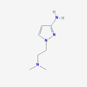molecular formula C7H14N4 B1520270 1-[2-(dimethylamino)ethyl]-1H-pyrazol-3-amine CAS No. 1067900-22-4