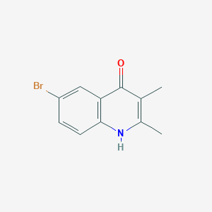 molecular formula C11H10BrNO B1520326 6-Bromo-2,3-dimethyl-1,4-dihydroquinolin-4-one CAS No. 95541-32-5
