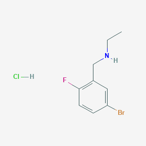 [(5-Bromo-2-fluorophenyl)methyl](ethyl)amine hydrochloride