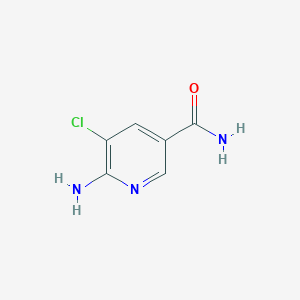 6-Amino-5-chloropyridine-3-carboxamide