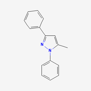 molecular formula C16H14N2 B15203388 5-methyl-1,3-diphenyl-1H-pyrazole CAS No. 7188-89-8