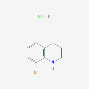 molecular formula C9H11BrClN B1520339 8-Bromo-1,2,3,4-tetrahydroquinoline hydrochloride CAS No. 1221724-17-9