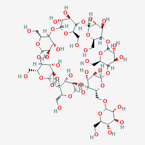 molecular formula C48H80O40 B152034 6-O-alpha-D-Glucosyl-beta-cyclodextrin CAS No. 92517-02-7