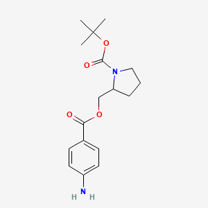 Tert-butyl 2-[(4-aminobenzoyloxy)methyl]pyrrolidine-1-carboxylate