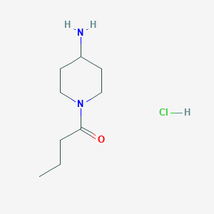 1-(4-Aminopiperidin-1-yl)butan-1-one hydrochloride