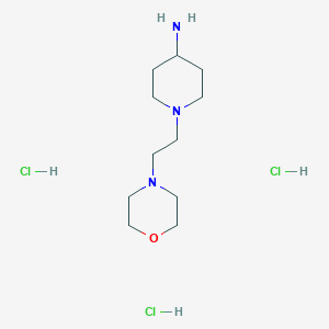 1-[2-(Morpholin-4-yl)ethyl]piperidin-4-amine trihydrochloride