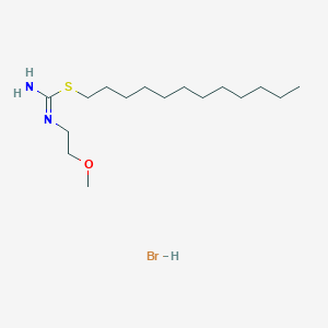 (NE)-N-[amino(dodecylsulfanyl)methylidene]-2-methoxyethan-1-amine hydrobromide