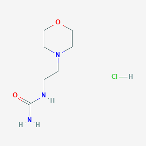 molecular formula C7H16ClN3O2 B1520365 [2-(Morpholin-4-yl)ethyl]urea hydrochloride CAS No. 1235440-75-1