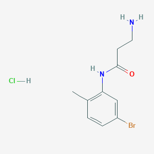 3-amino-N-(5-bromo-2-methylphenyl)propanamide hydrochloride
