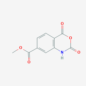 molecular formula C10H7NO5 B15203664 Methyl 1,4-dihydro-2,4-dioxo-2H-3,1-benzoxazine-7-carboxylate 