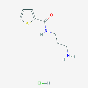 N-(3-aminopropyl)thiophene-2-carboxamide hydrochloride