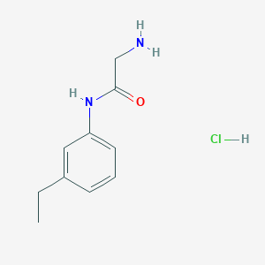 2-amino-N-(3-ethylphenyl)acetamide hydrochloride