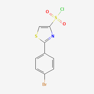 2-(4-Bromophenyl)-1,3-thiazole-4-sulfonyl chloride