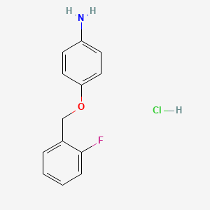 4-[(2-Fluorophenyl)methoxy]aniline hydrochloride