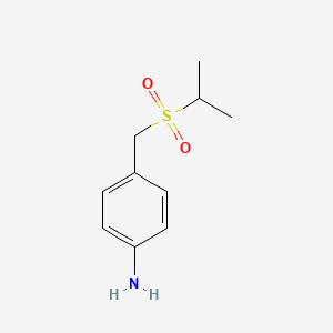 4-[(Propane-2-sulfonyl)methyl]aniline
