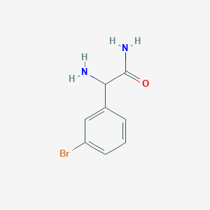 2-Amino-2-(3-bromophenyl)acetamide