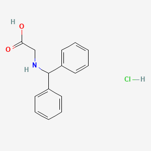2-[(Diphenylmethyl)amino]acetic acid hydrochloride